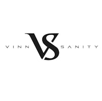 a black and white logo for vinn sanity